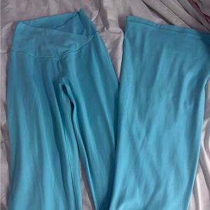Aerie Light Blue Flare Pants